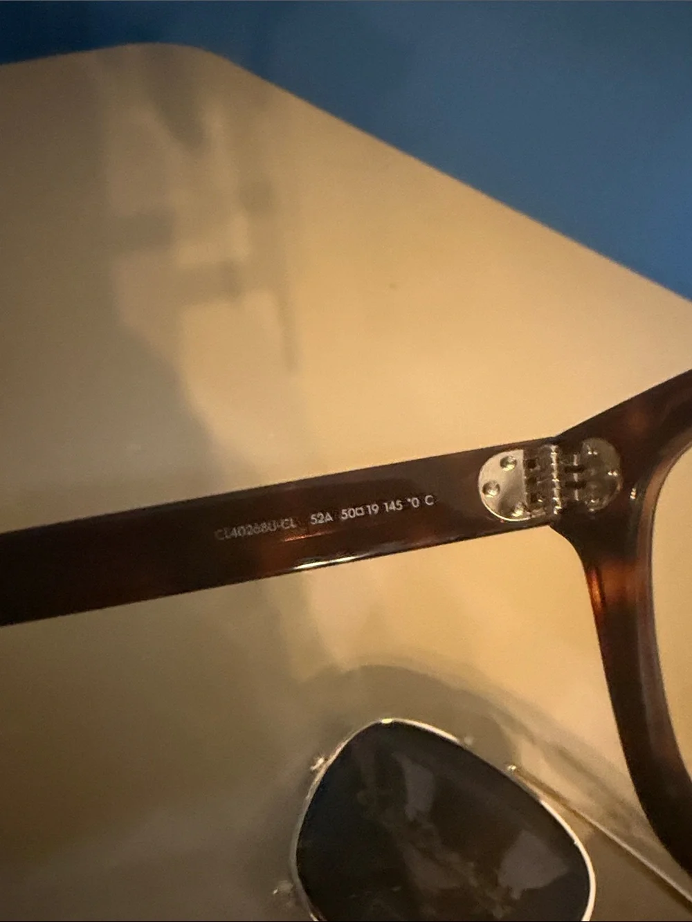 Celine Tortoiseshell Cat-Eye Frames with Dark Detachable Clip-On